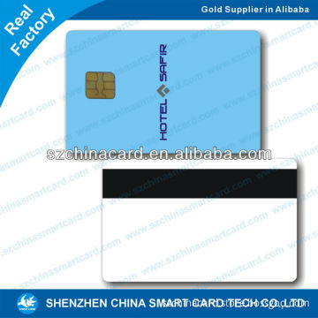 pvc contact ic card plastic smart chip id card